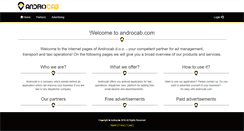 Desktop Screenshot of androcab.com
